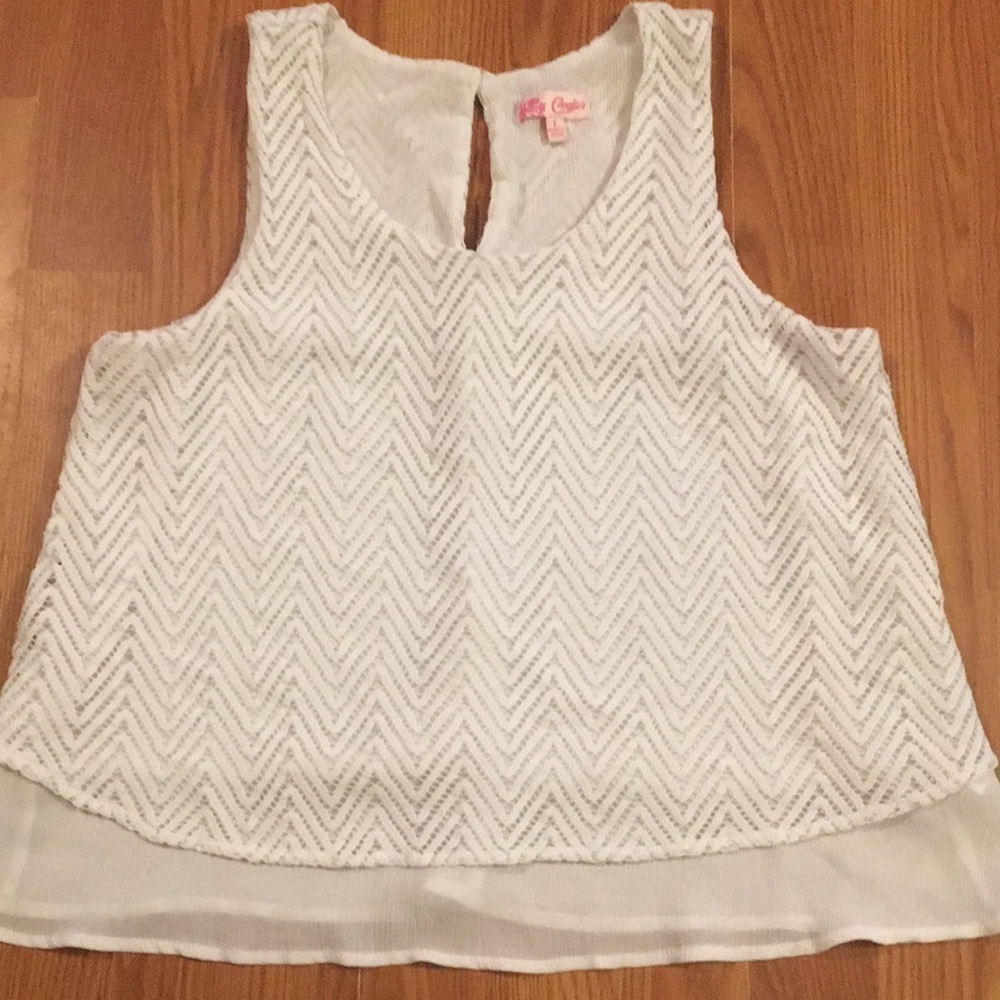 Candies Sleeveless Shirt size Large (K) - Picture 3 of 4